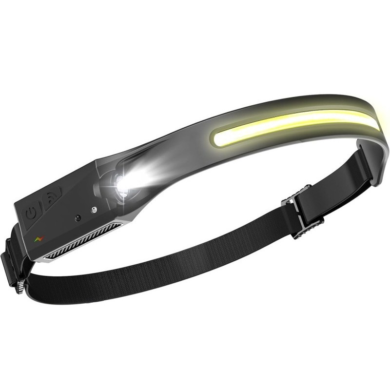 PowerBeam -liiketunnistimella varustettu LED-otsalamppu