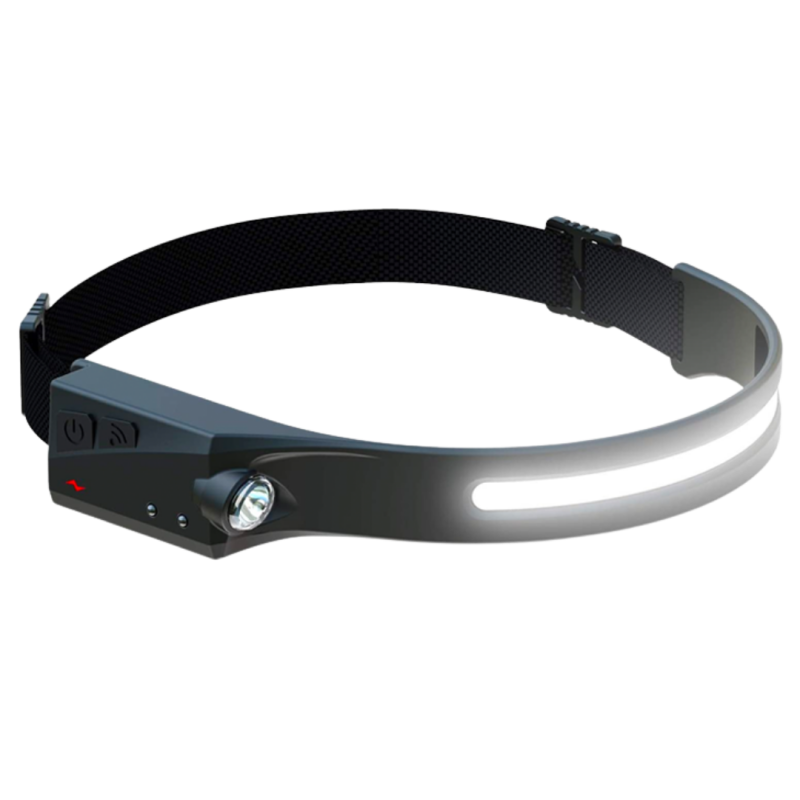 PowerBeam -liiketunnistimella varustettu LED-otsalamppu